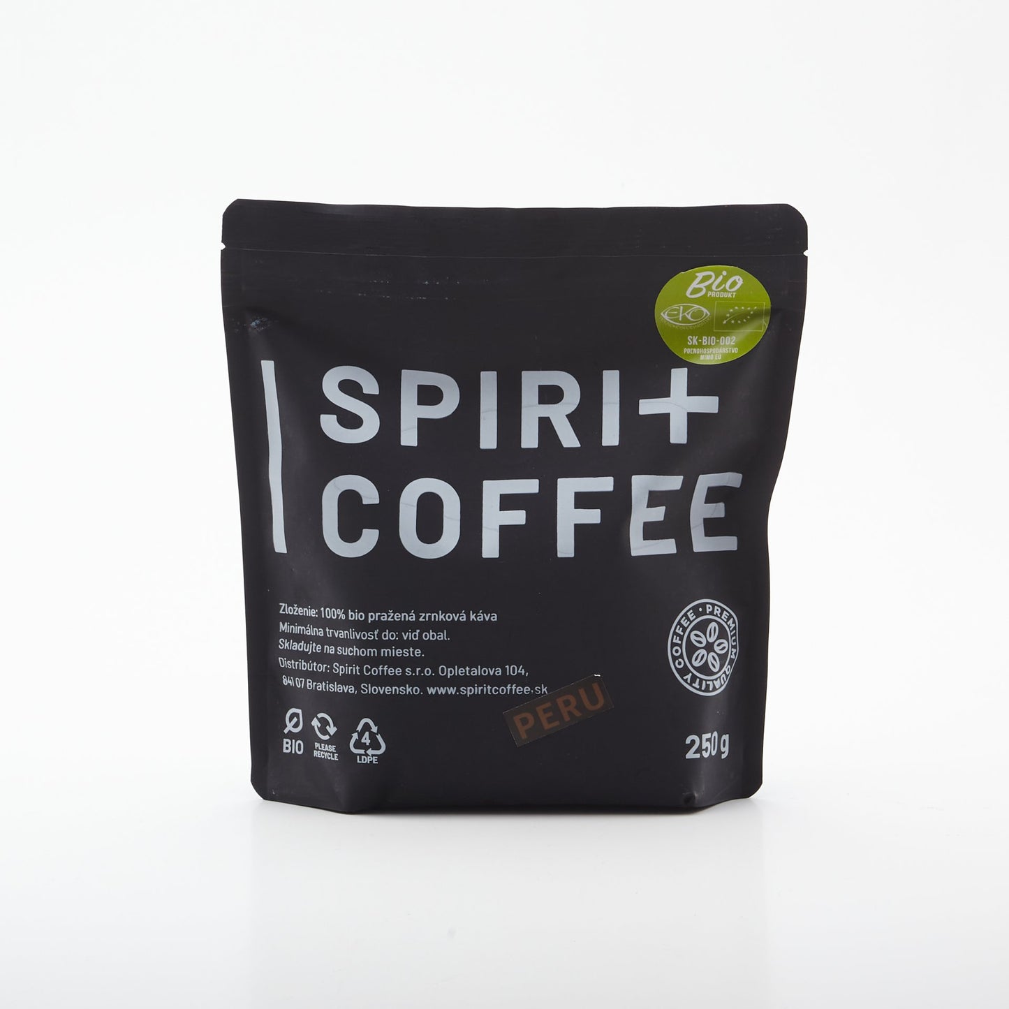 BIO Spirit Coffee - Peru Organic 250g.