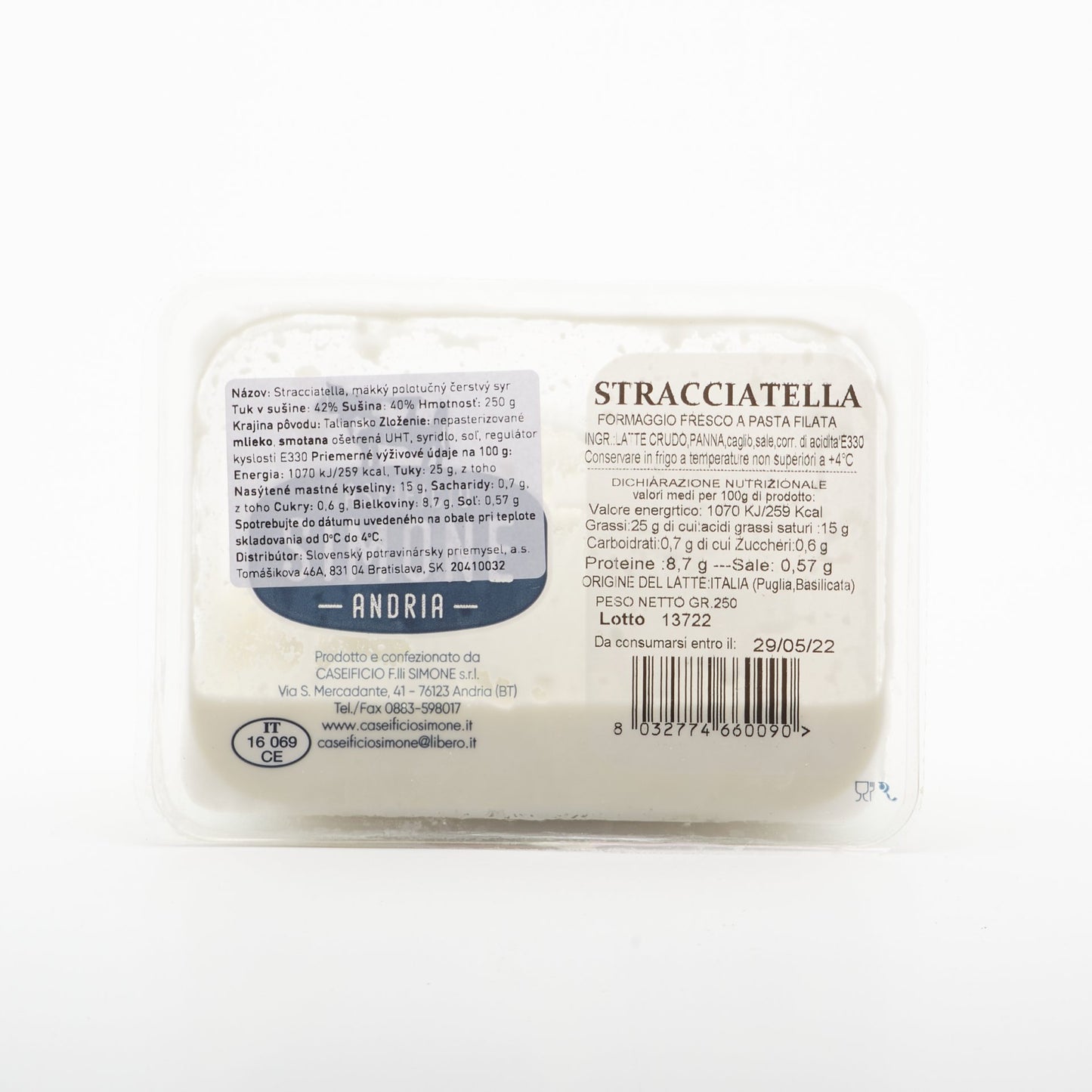 Stracciatella 250g.