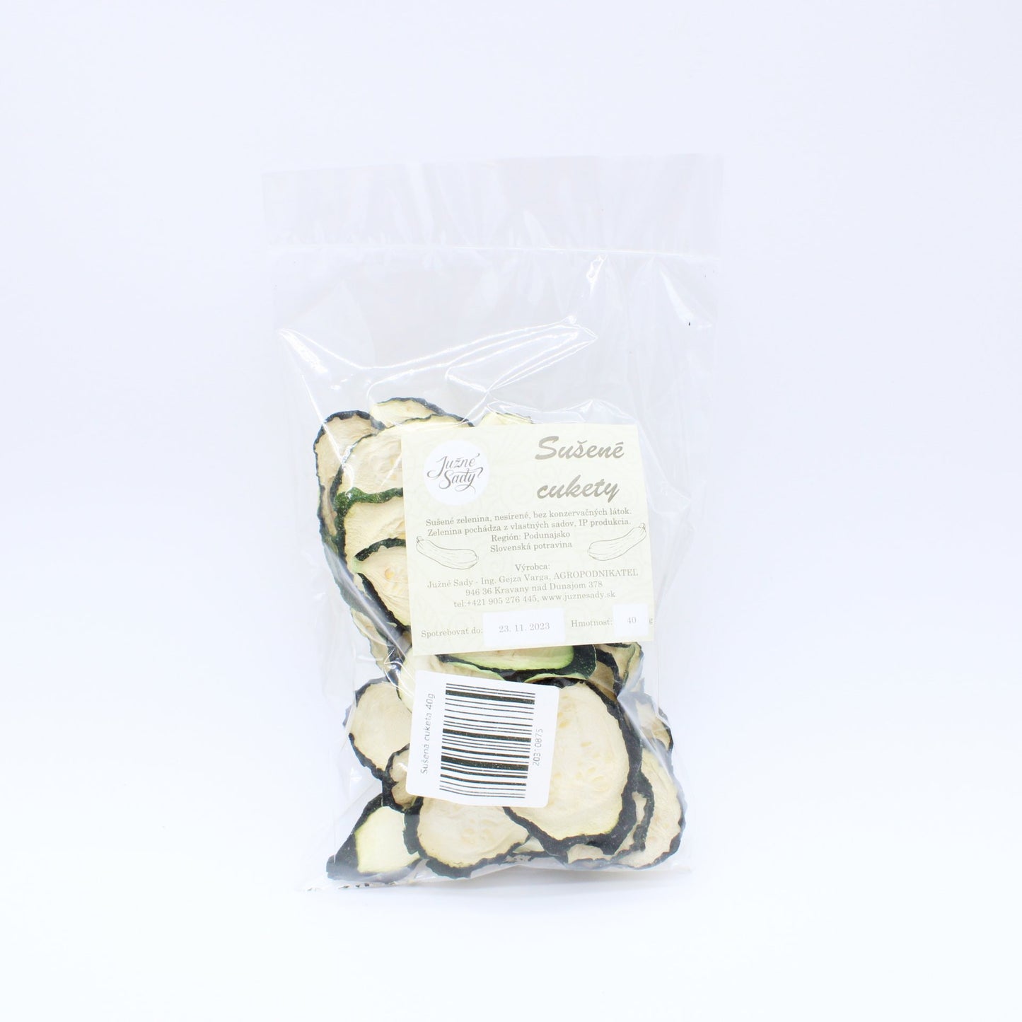 Sušená cuketa 40g.