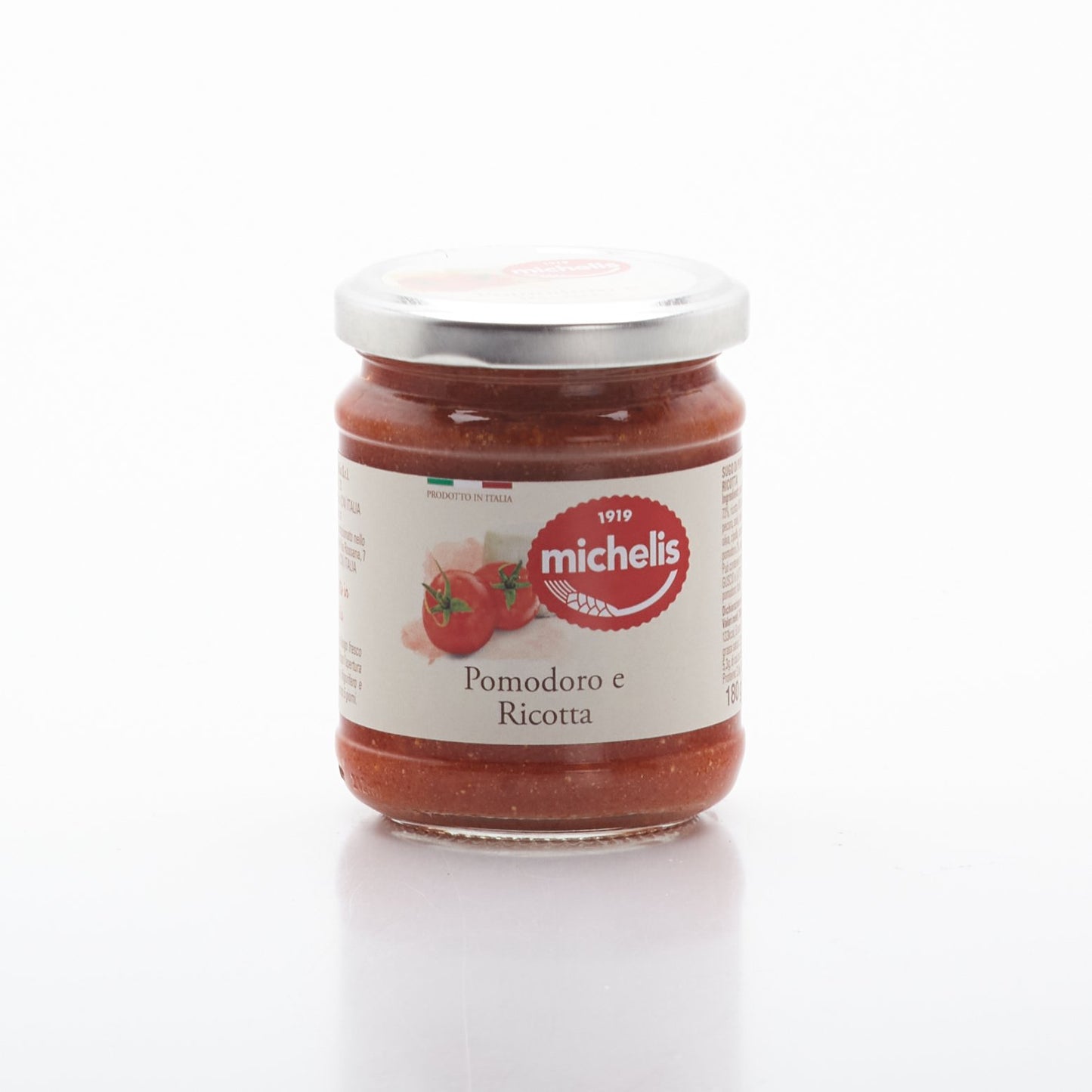 Tomato sauce and ricotta 180g.