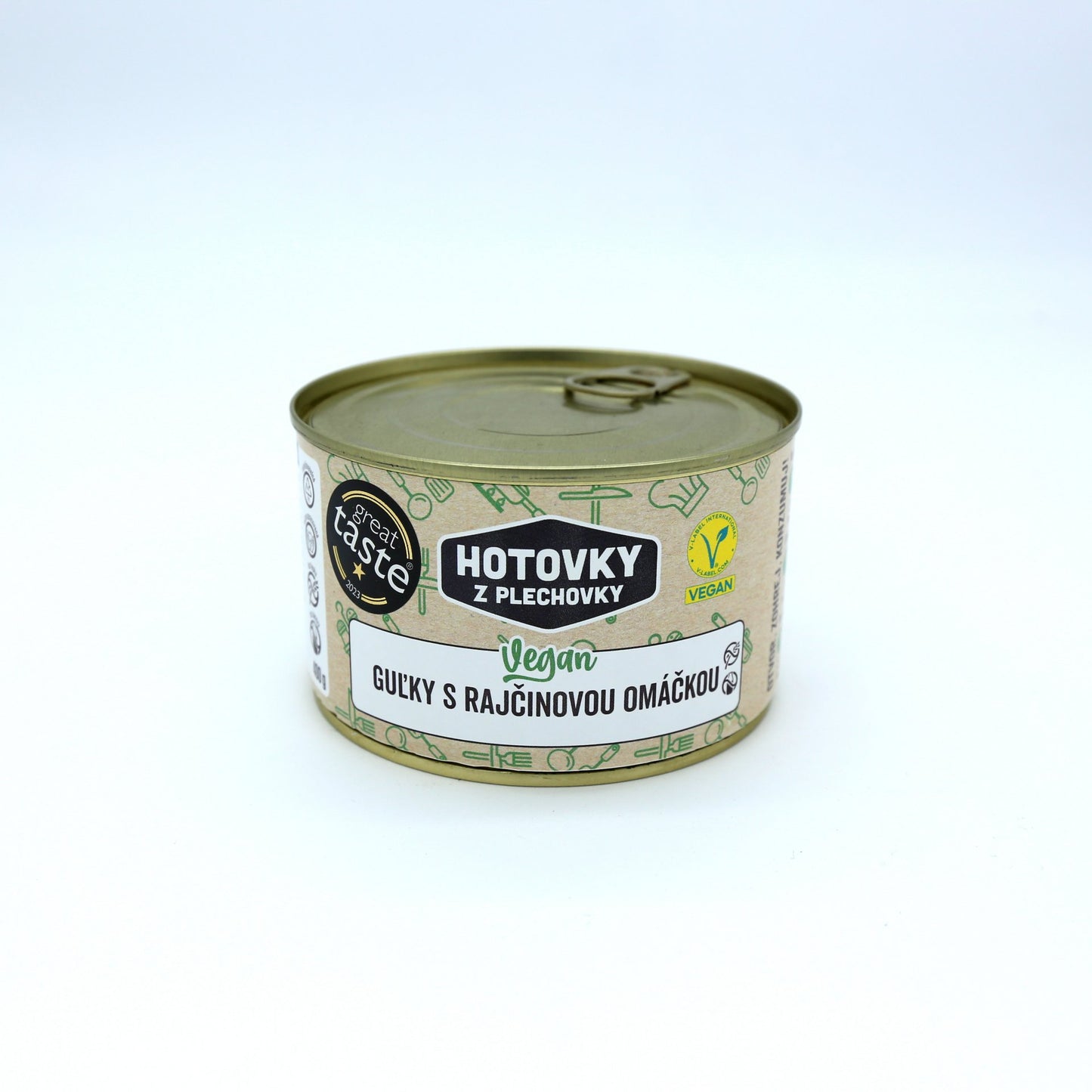 Vegan guľky v rajčinovej omáčke 400g.