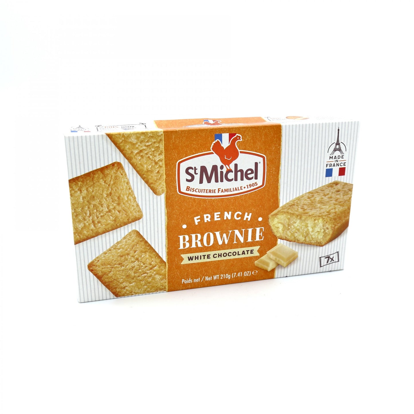 Brownie s bielou čokoládou 210g.