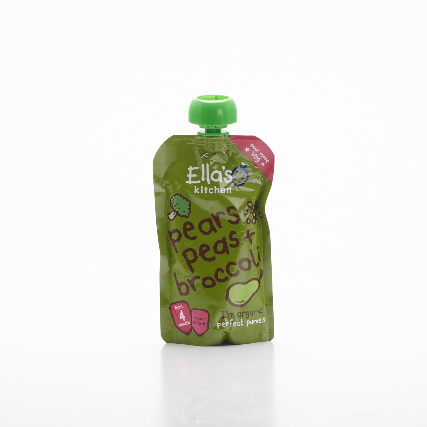 BIO Zeleninové pyré brokol. hruška 120g.