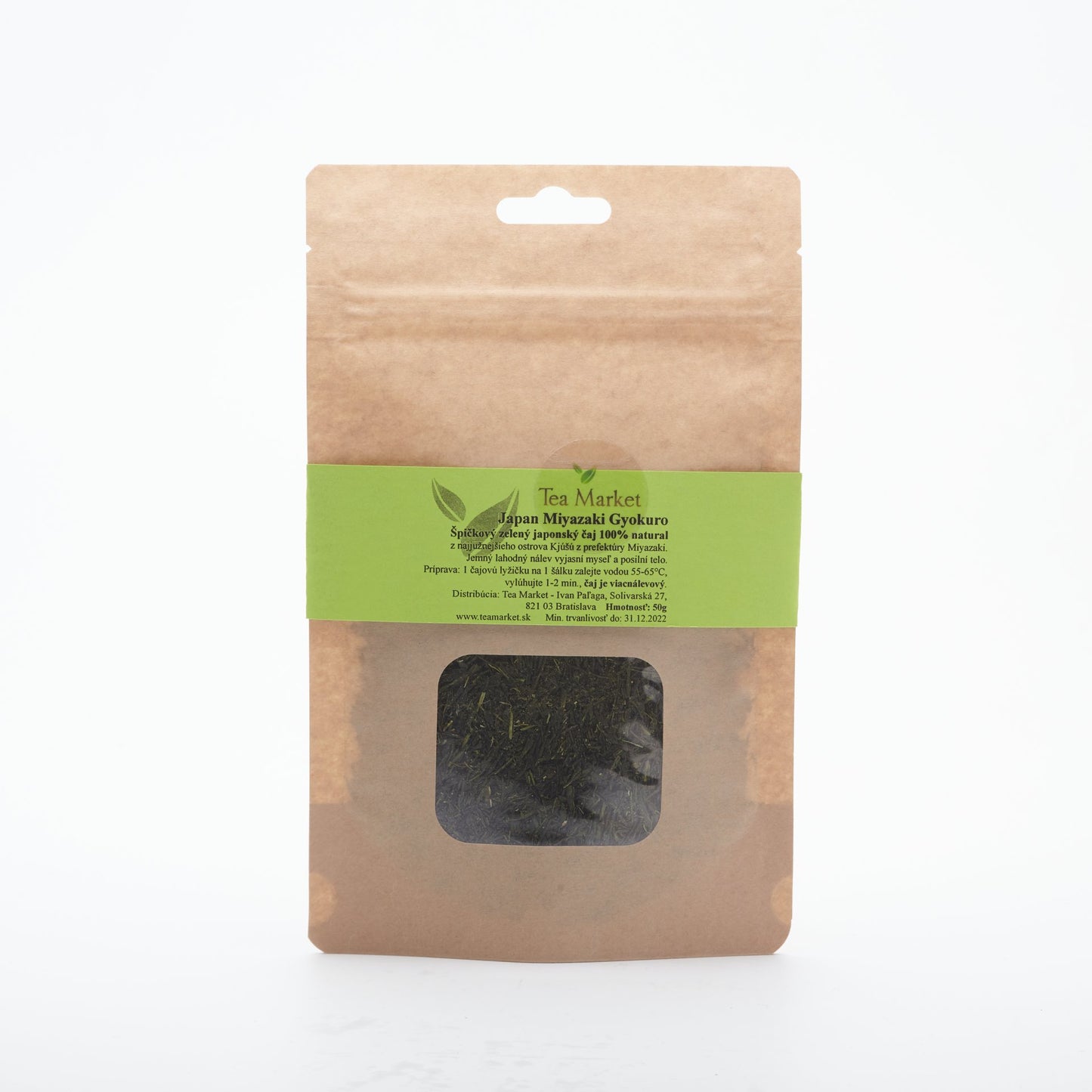 BIO Zelený čaj Gyokuro Miyazaki 50g.