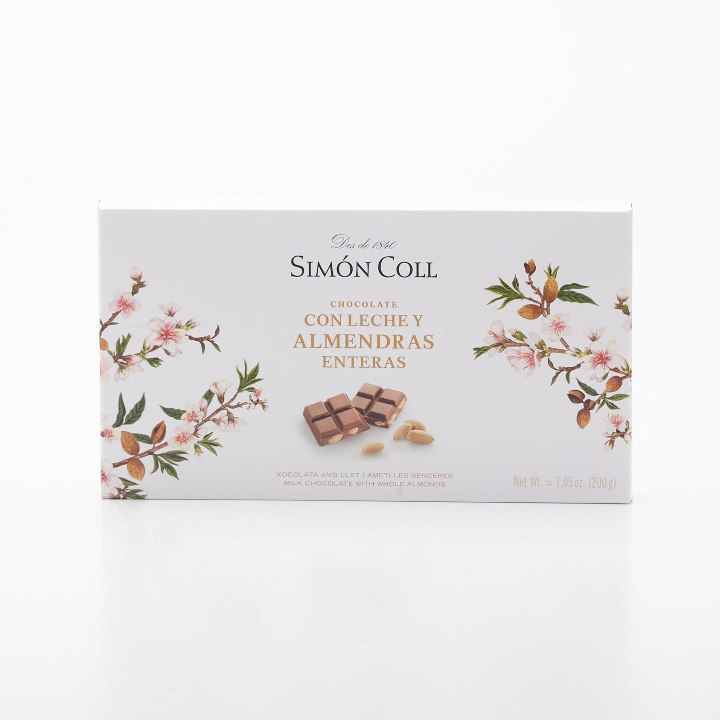 32% mliečna čokoláda s mandľami 200g.