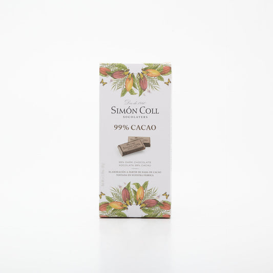 99% horká čokoláda 85g.