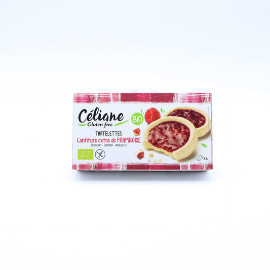 Bezlepkové malinové tartaletky 130g.