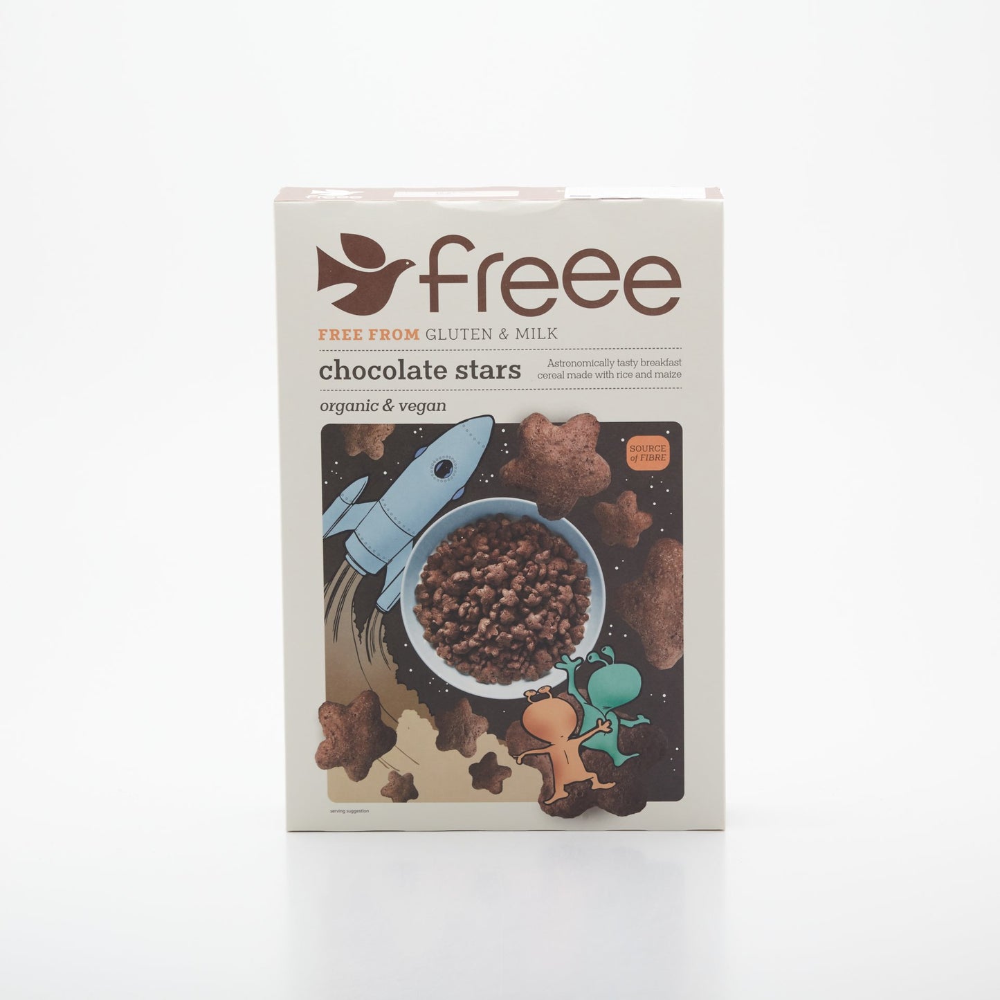 Cereálie čokoládové hviezdy 300g.