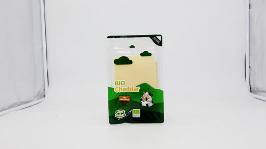 BIO Cheddar plátky 100g.
