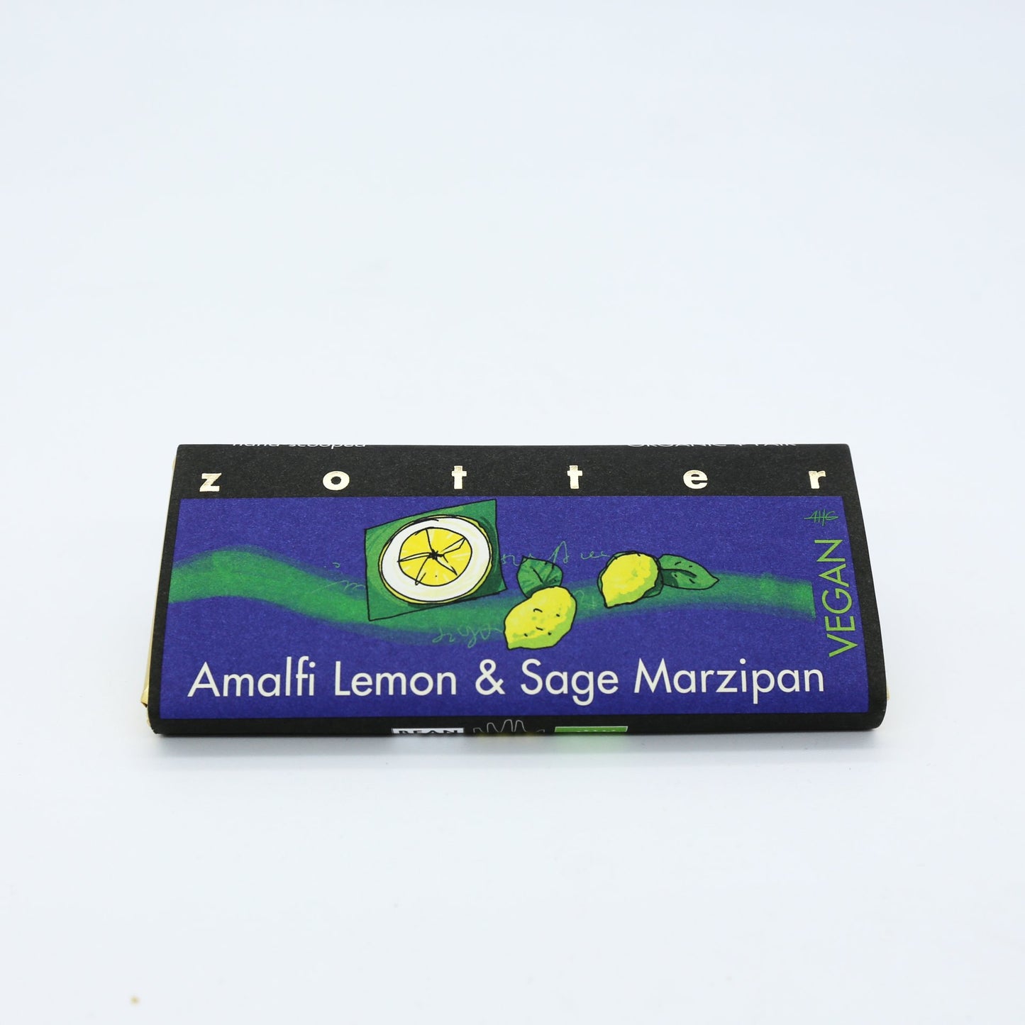 BIO Čokoláda citrón a marcipán vegan70g.