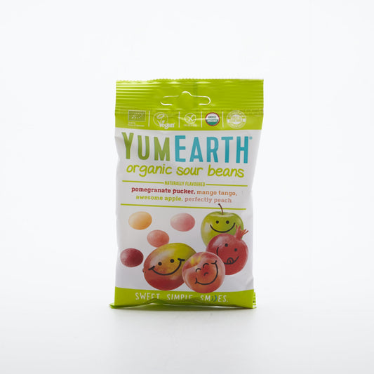 BIO gumené fazuľky YumEarth kyslé 50g.