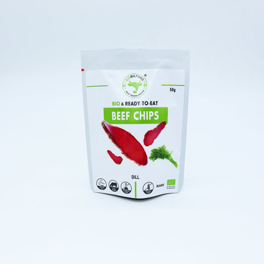 BIO Hovädzie Sušené Mäso - kôpor 50g.