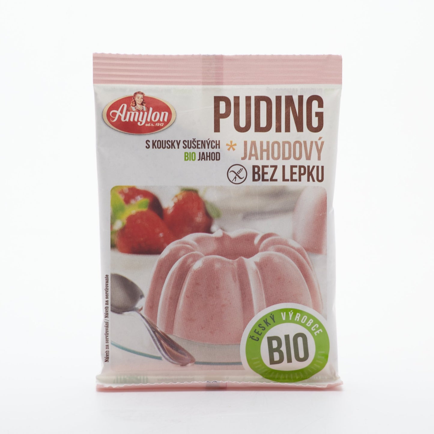 BIO Jahodový puding 40g.