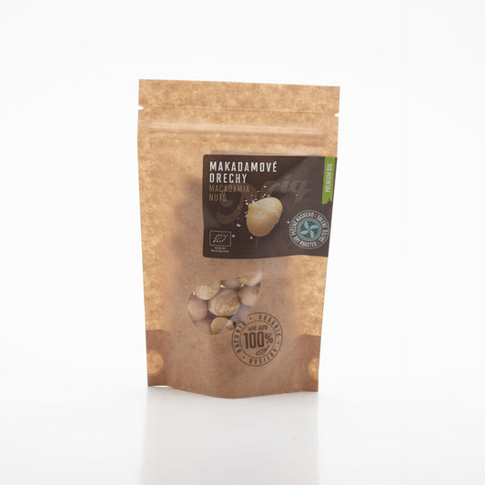 BIO Makadamové orechy solené 100g.