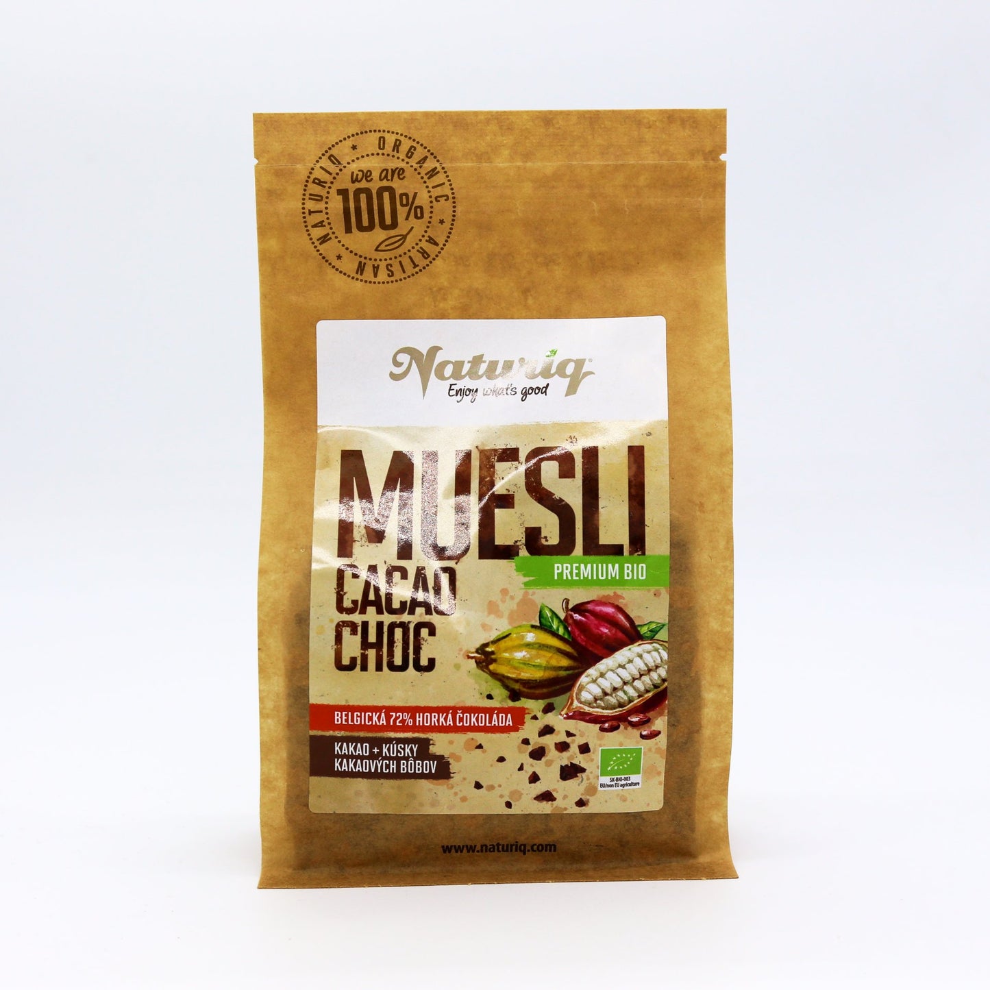 BIO Müesli Cacao Choc Premium 400g.
