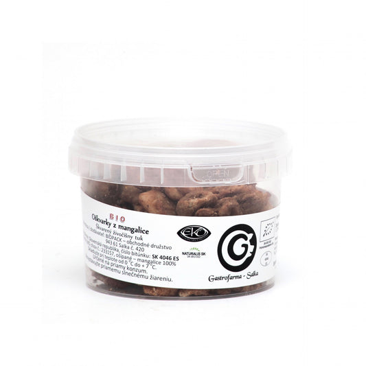 BIO Oškvarky z mangalice 200g.