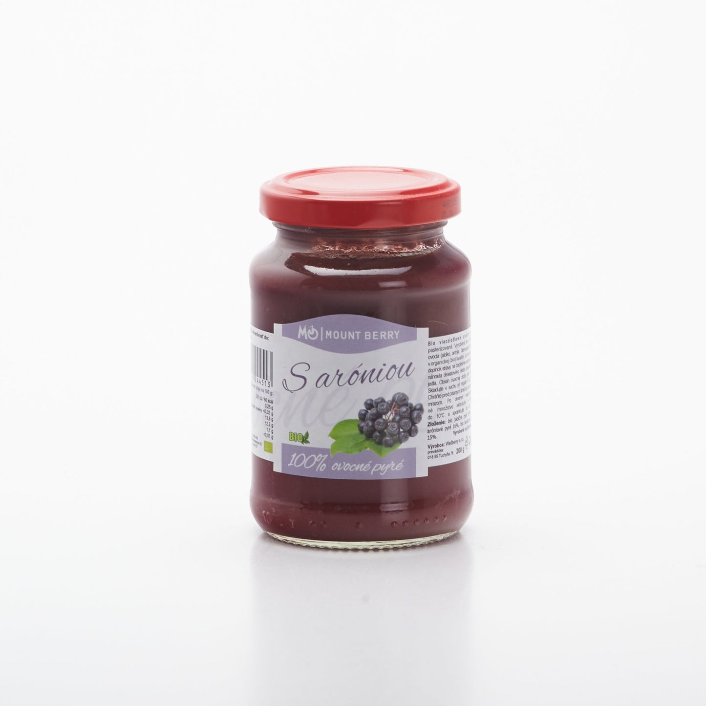 BIO Ovocné pyré s aróniou 200g.