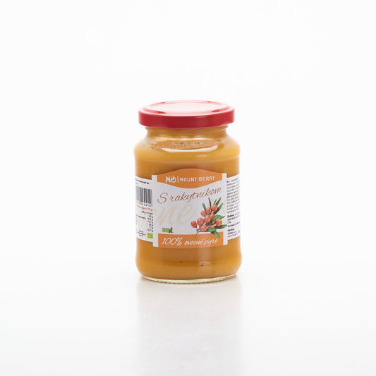 BIO Ovocné pyré s rakytníkom 200g.