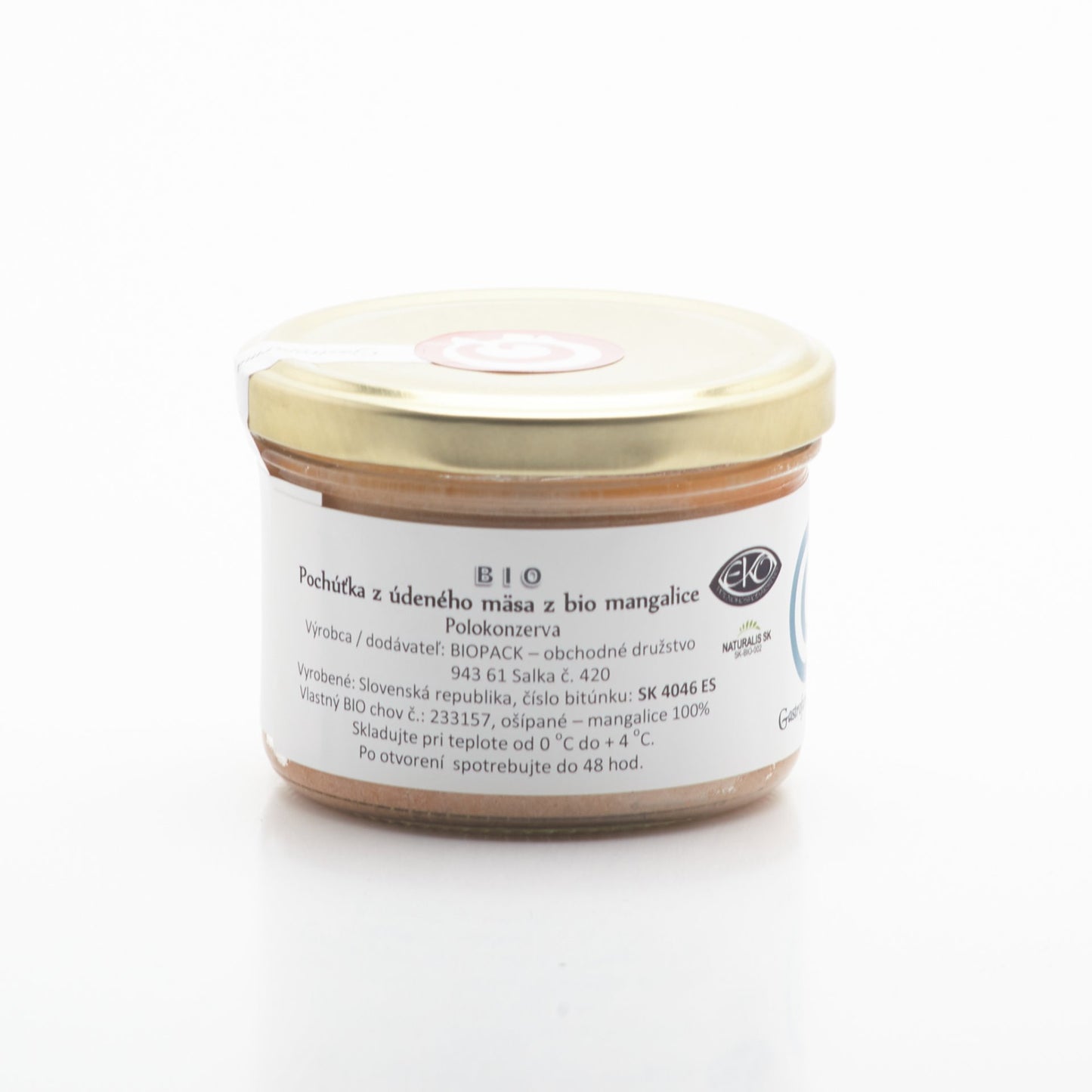 BIO Pochúťka z údenej mangalice 200g.