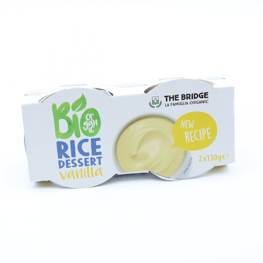 BIO Ryžový dezert vanilka 2x130g.