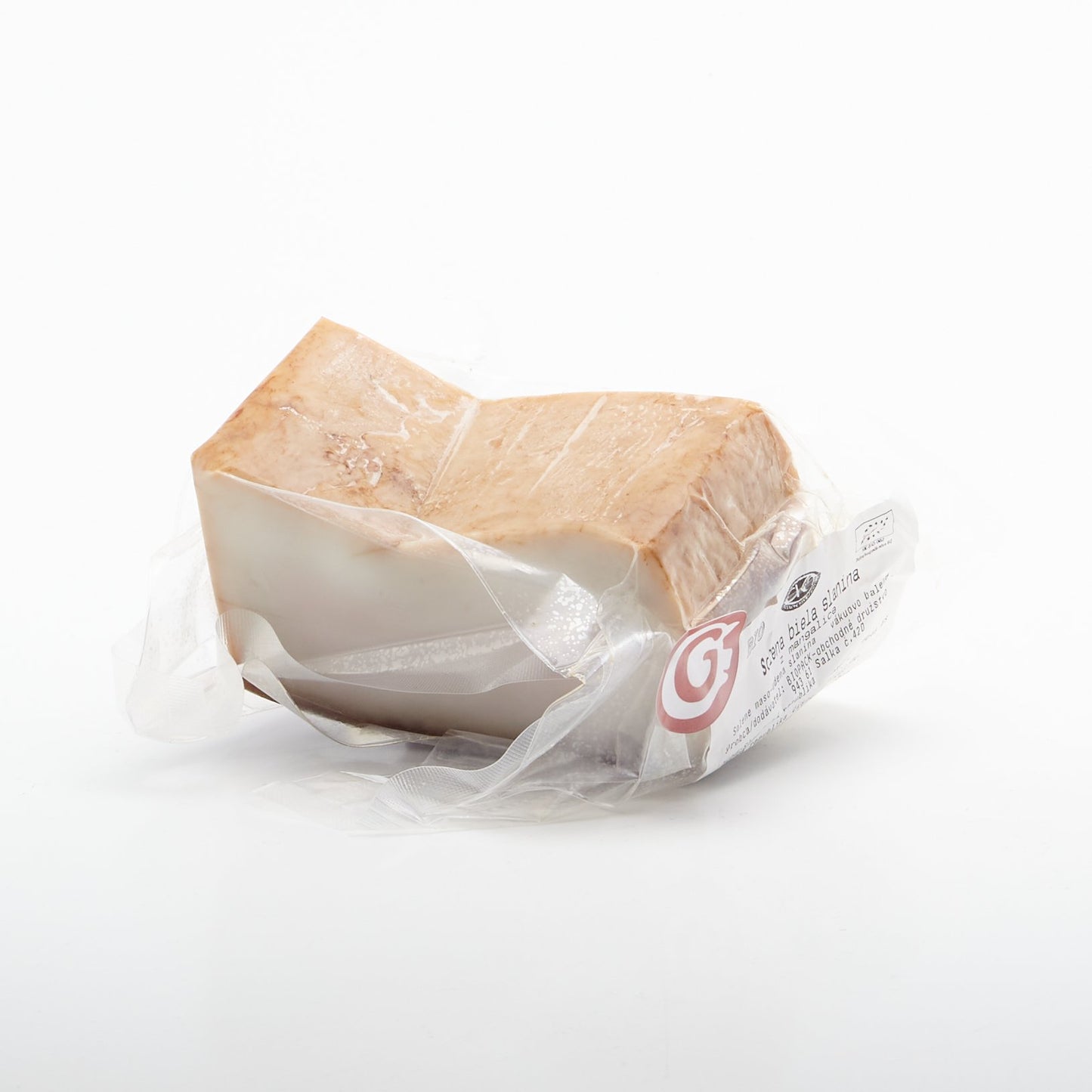 BIO Solená biela slanina. 100g