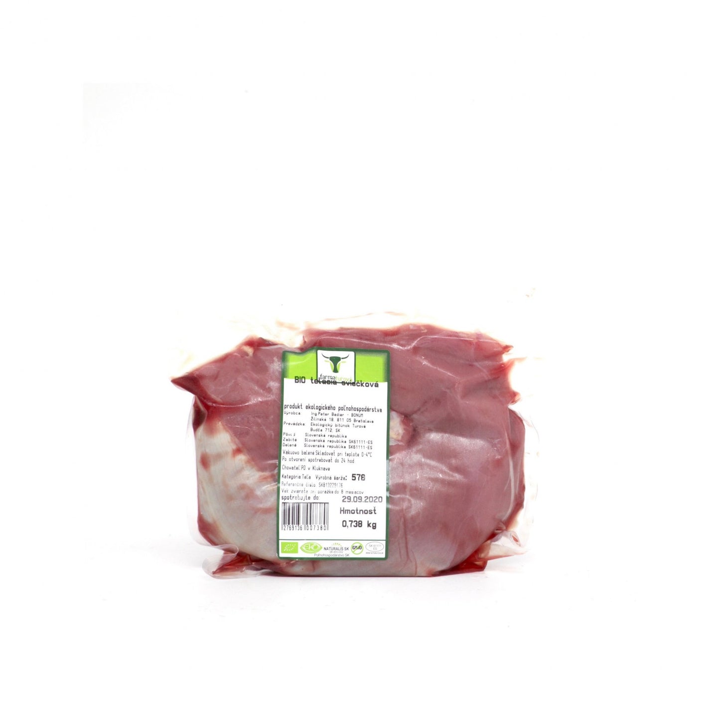 BIO Teľacia sviečková. 100g