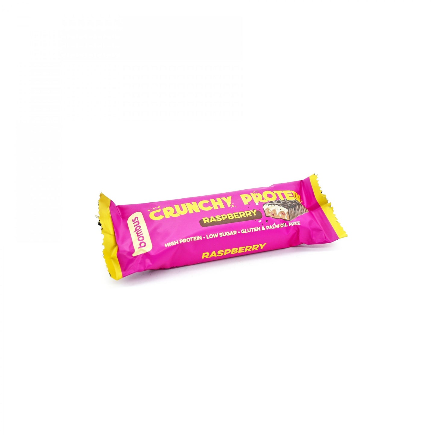 BOMBUS Crunchy protein Raspberry 50g.