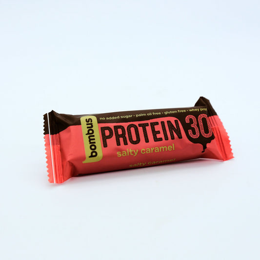 BOMBUS PROTEIN 30% slaný karamel 50g.