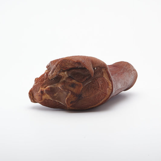 Remeselné bravčové údené koleno predné. 100g