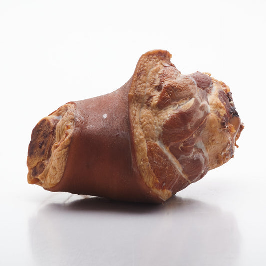 Remeselné bravčové údené koleno zadné. 100g