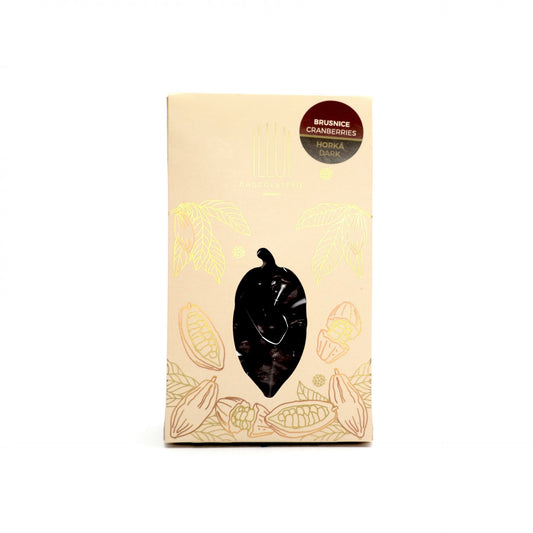 Brusnice v horkej čokoláde 200g.