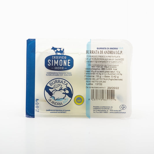Burrata di Andria I.G.P. 250g.