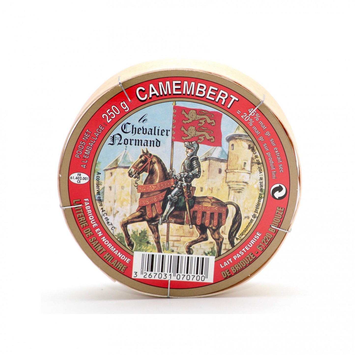 Camembert chevalier normand 250g.