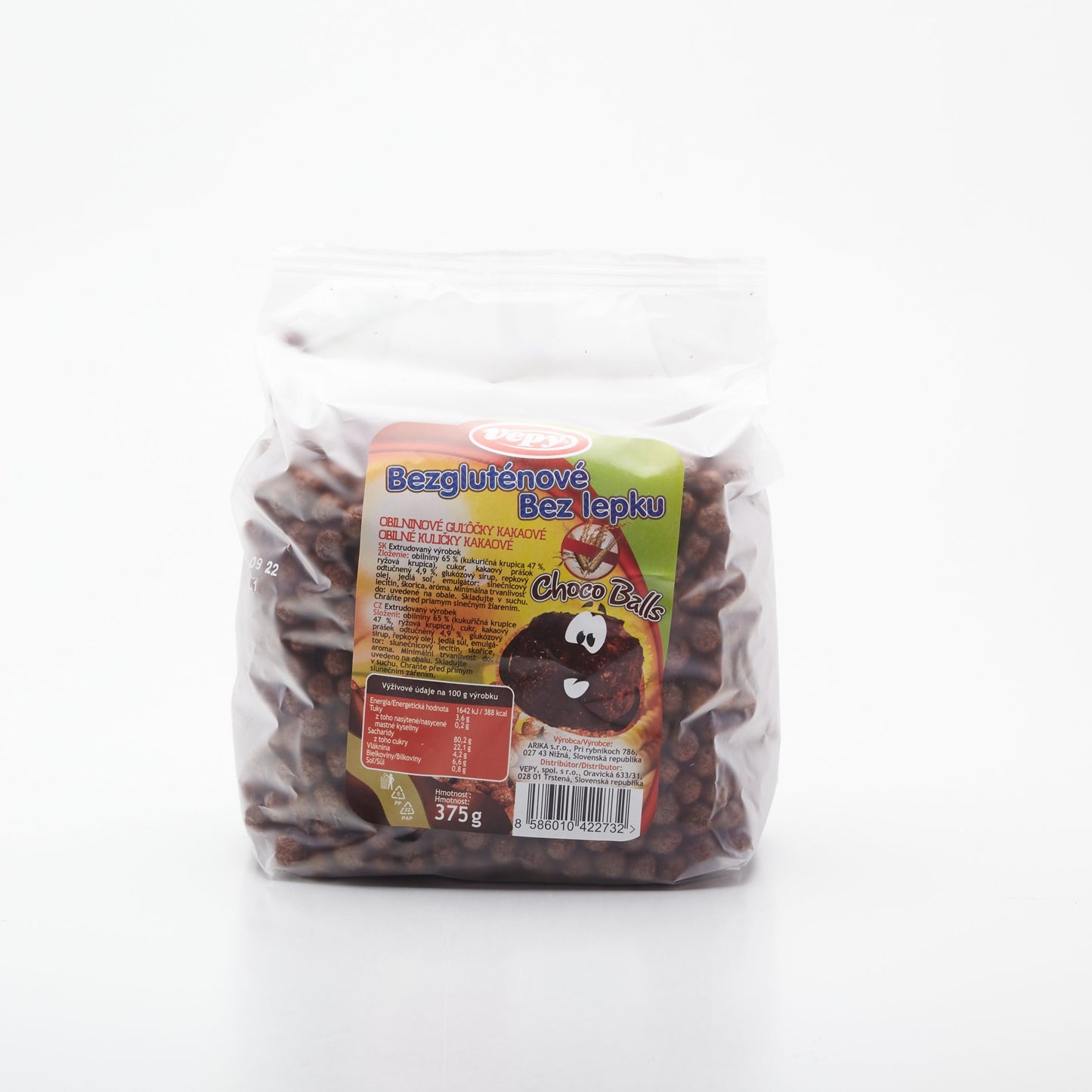 Cereálie bezgluténové guľôčky 375g.