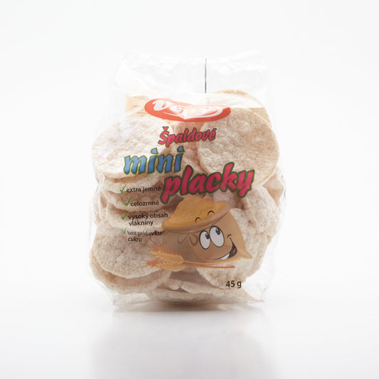 Chlebík - špaldové placky mini 45g.