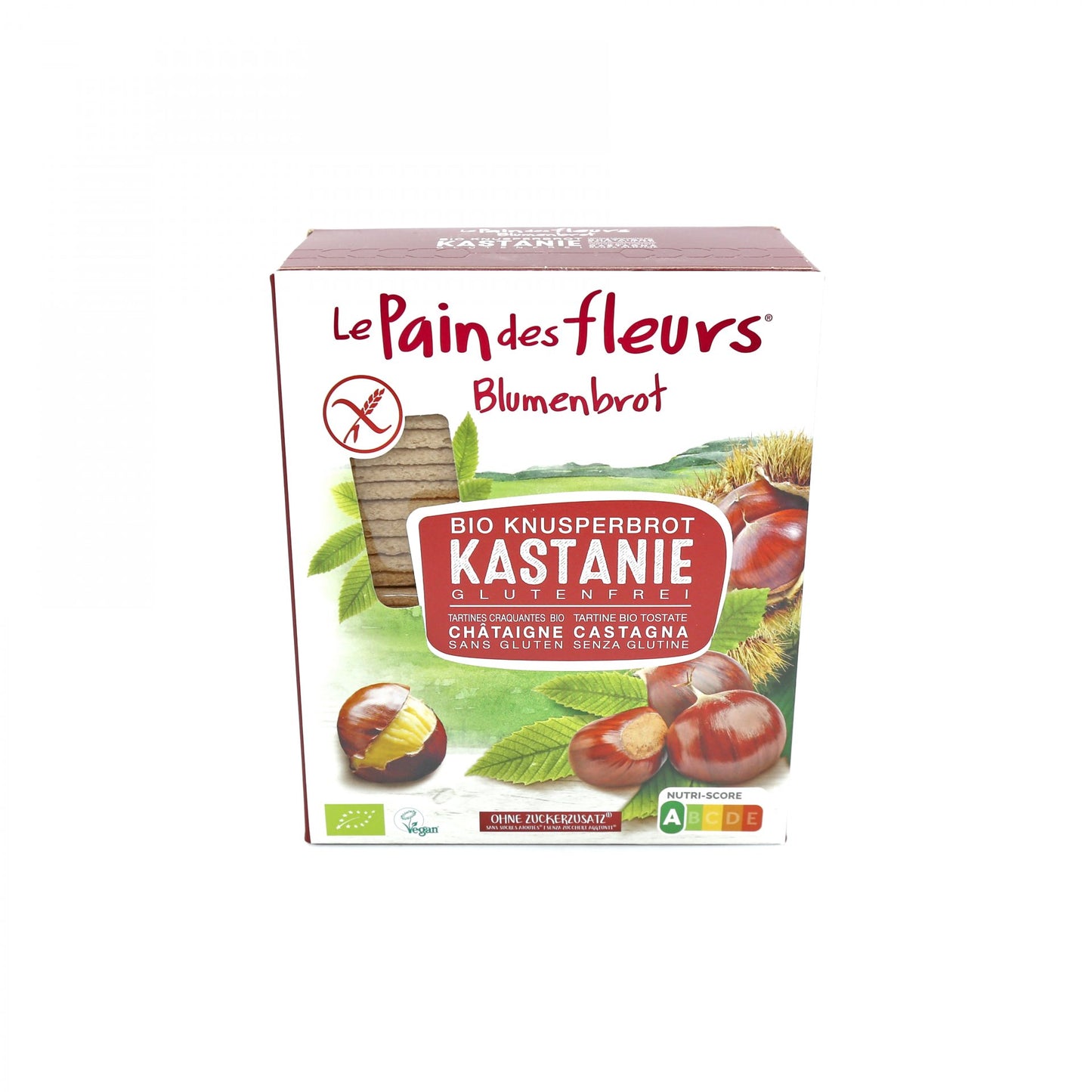 Chrumkavé BIO chlebíčky gaštan 150g.