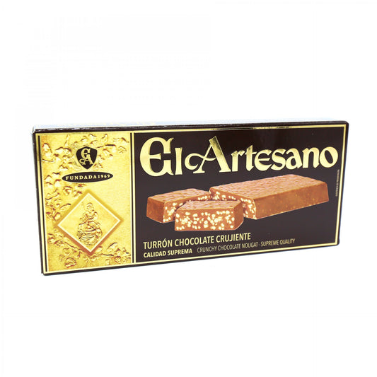 Chrumkavý čokoládový nugát 200g.