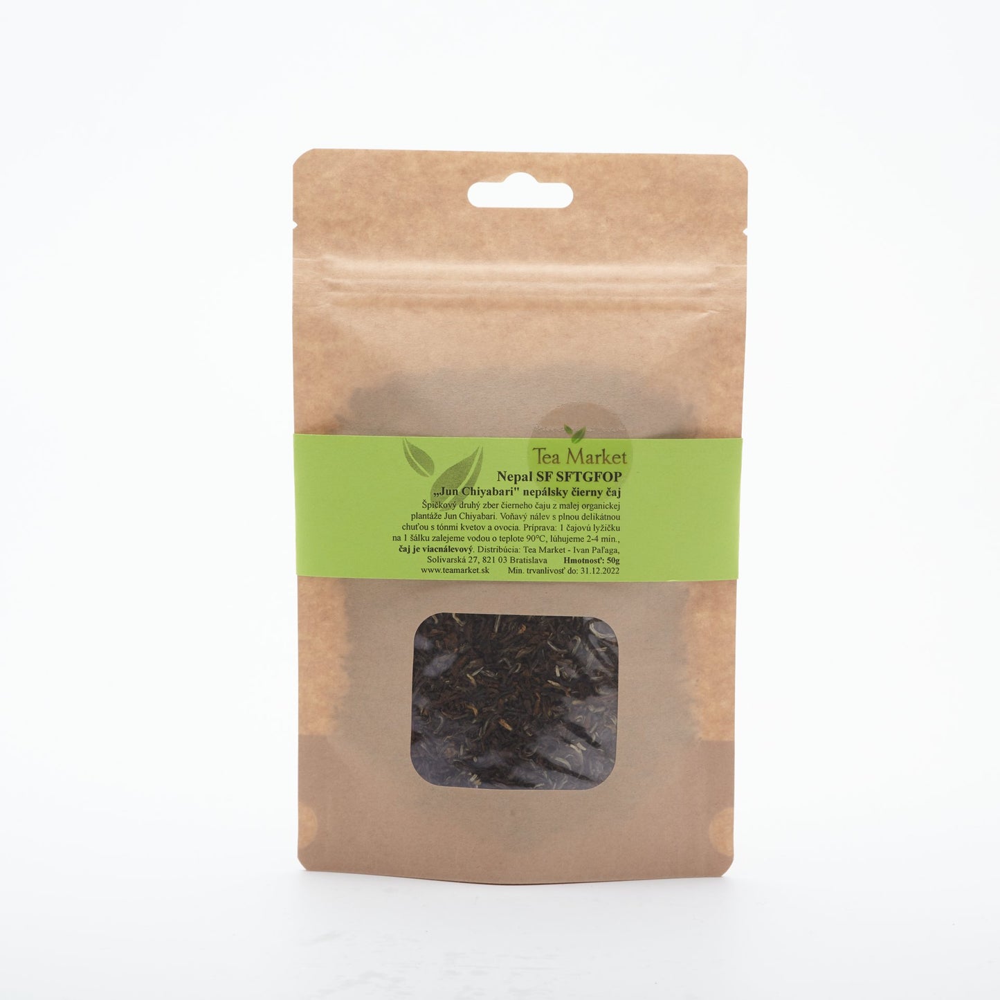 BIO Čierny čaj Nepal Jun Chiyabari 50g.