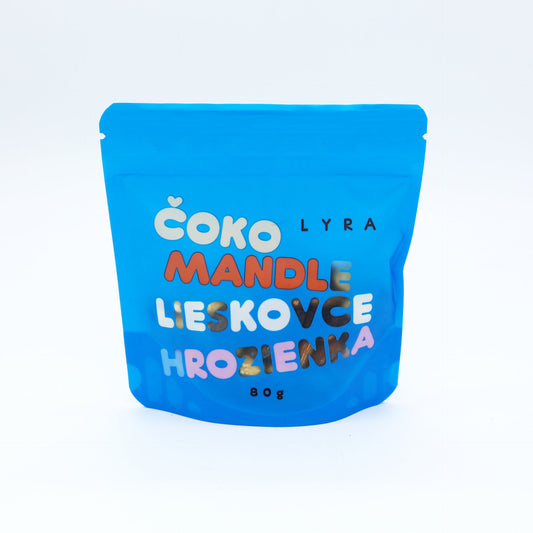Čoko Mandle Lieskovce Hrozienka 80g.
