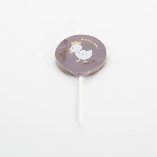 Čokoládová lízanka mliečna 28g.