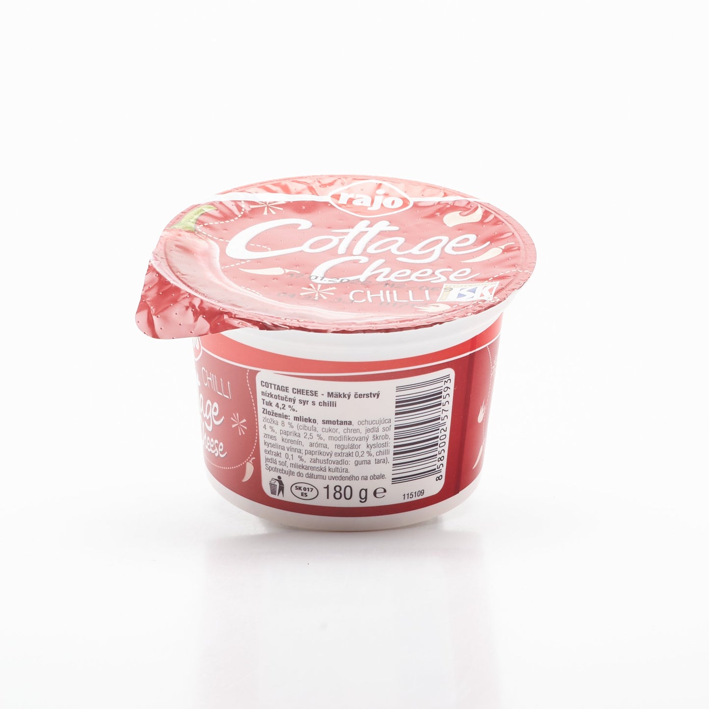 Cottage cheese Chilli 180g.