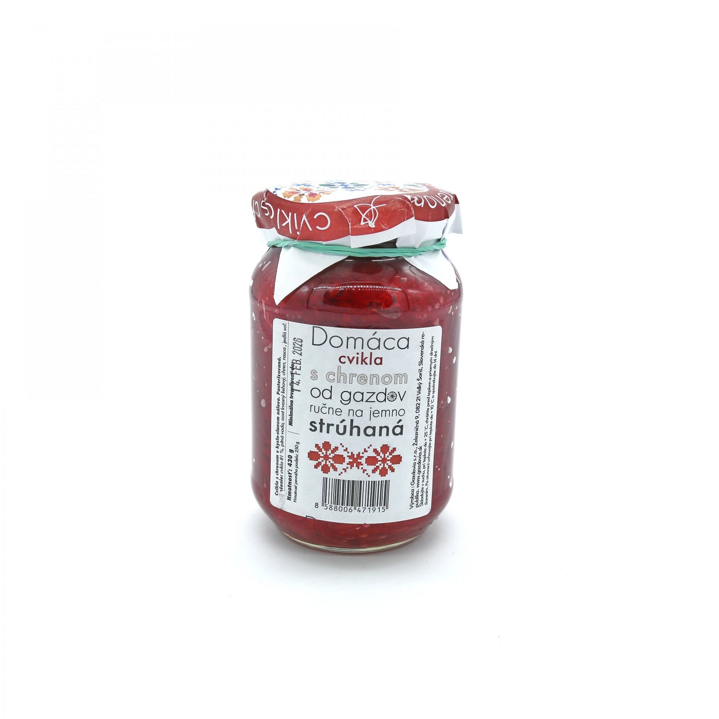 Domáca cvikla s chrenom 430g.