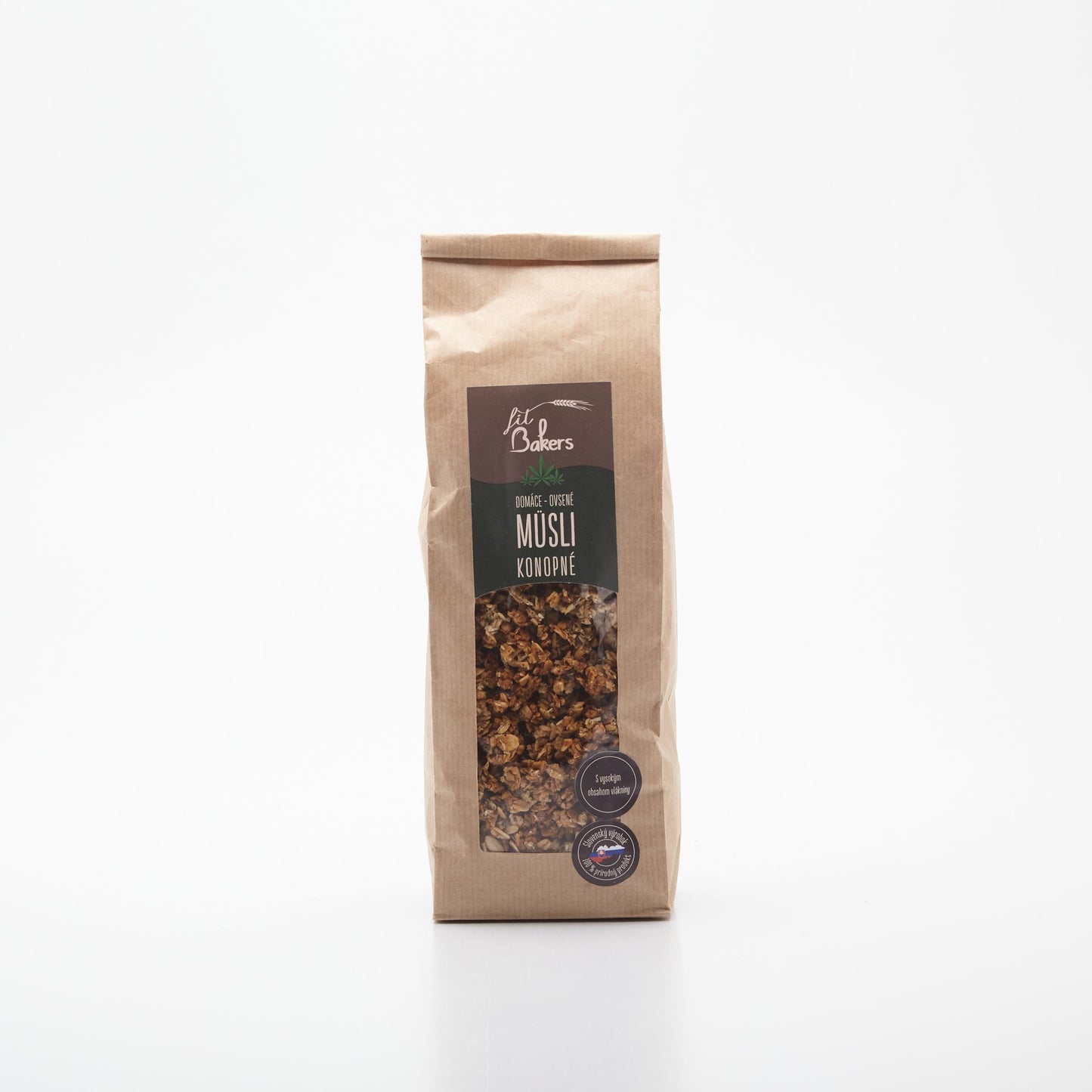 Domáce ovsené musli konopné 350g.
