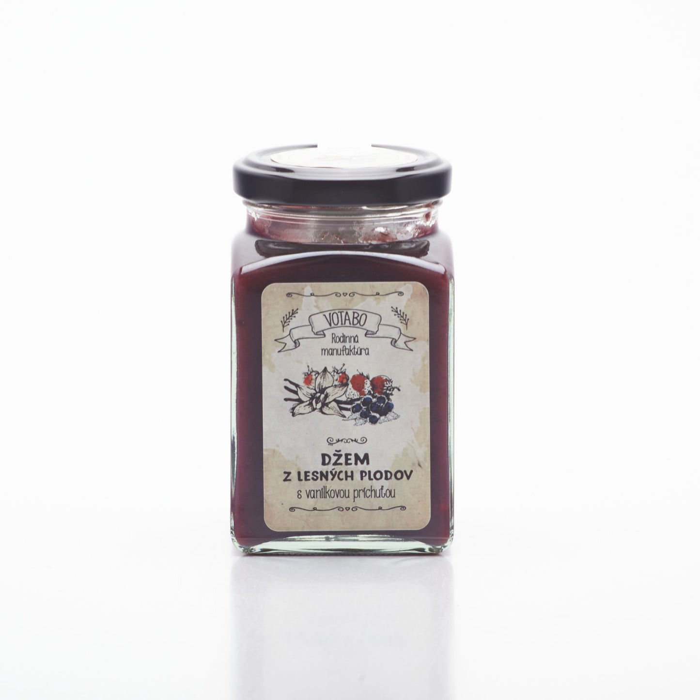 Džem z lesných plodov s vanilkou 260ml.