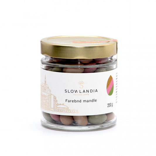 Farebné mandle 250g.
