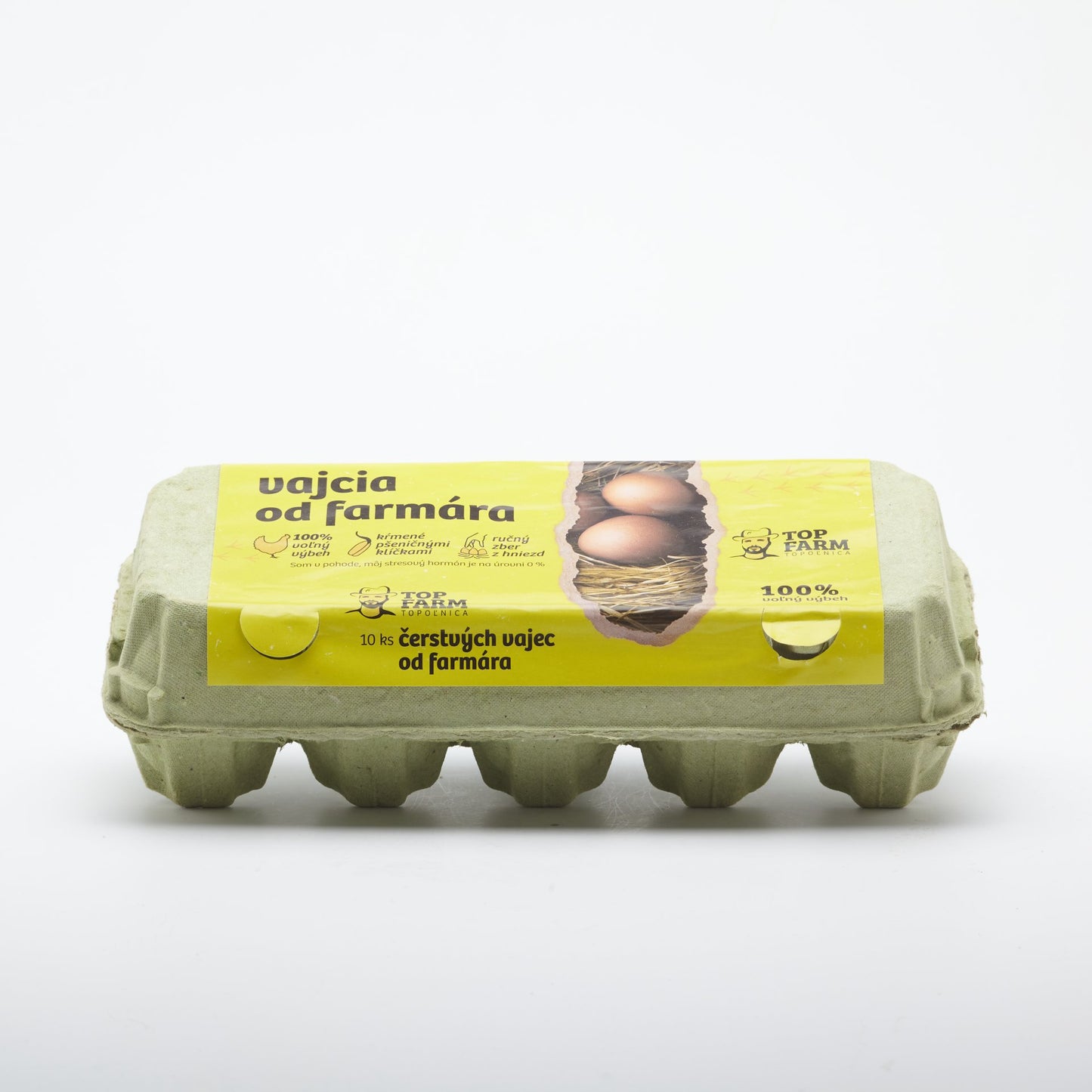 Farmárske vajcia voľný výbeh 10ks.
