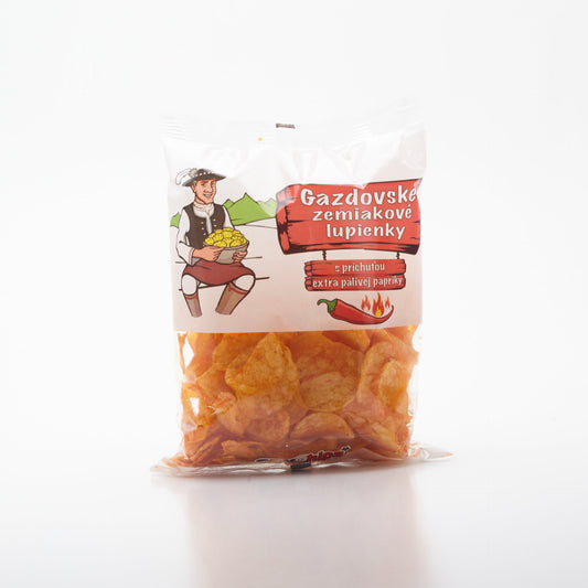 Gazdovské lupienky e. pálivá paprika 75g.