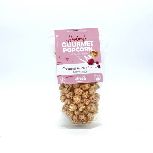 Gourmet Popcorn Karamel a malina 70g.