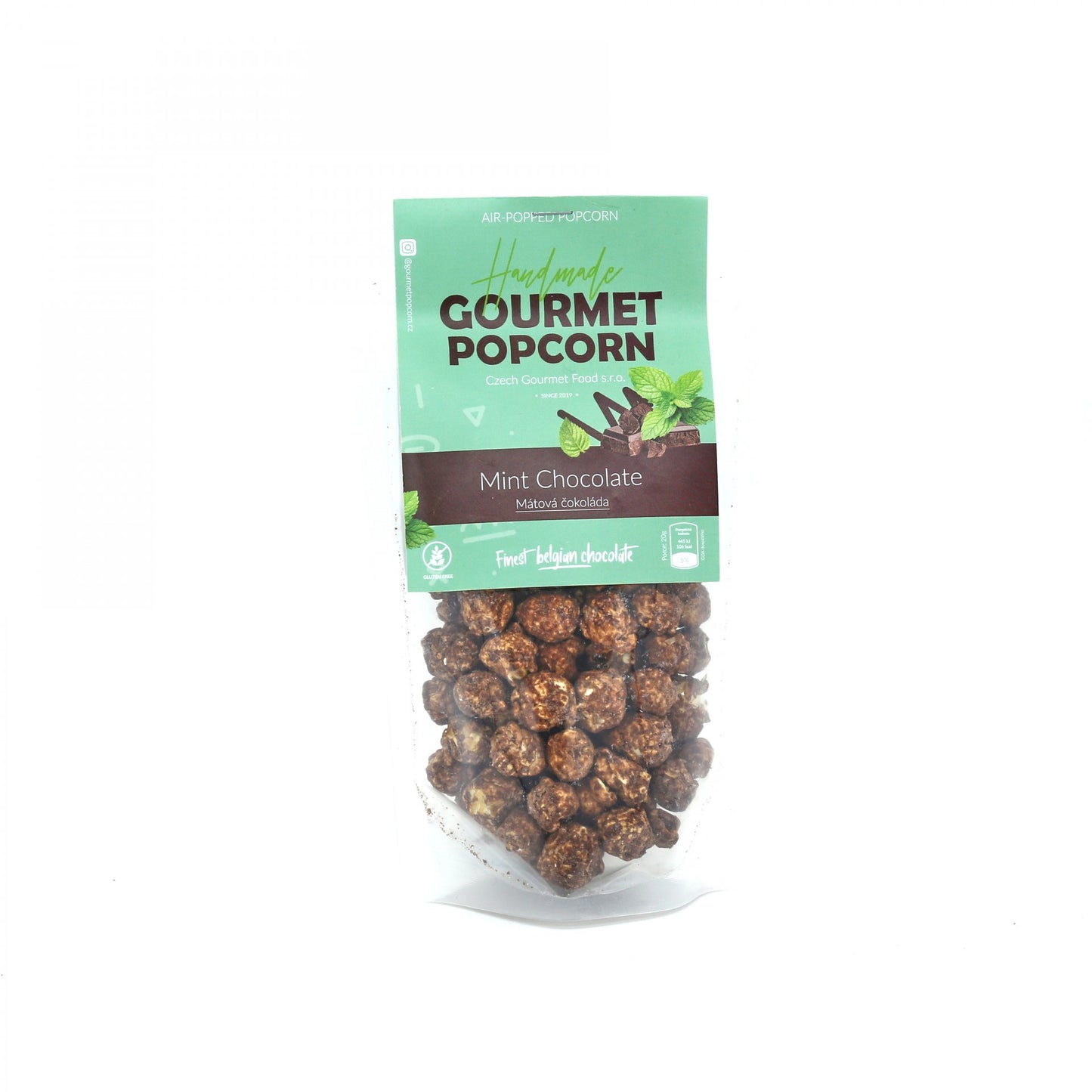 Gourmet Popcorn Mätová čokoláda 75g.
