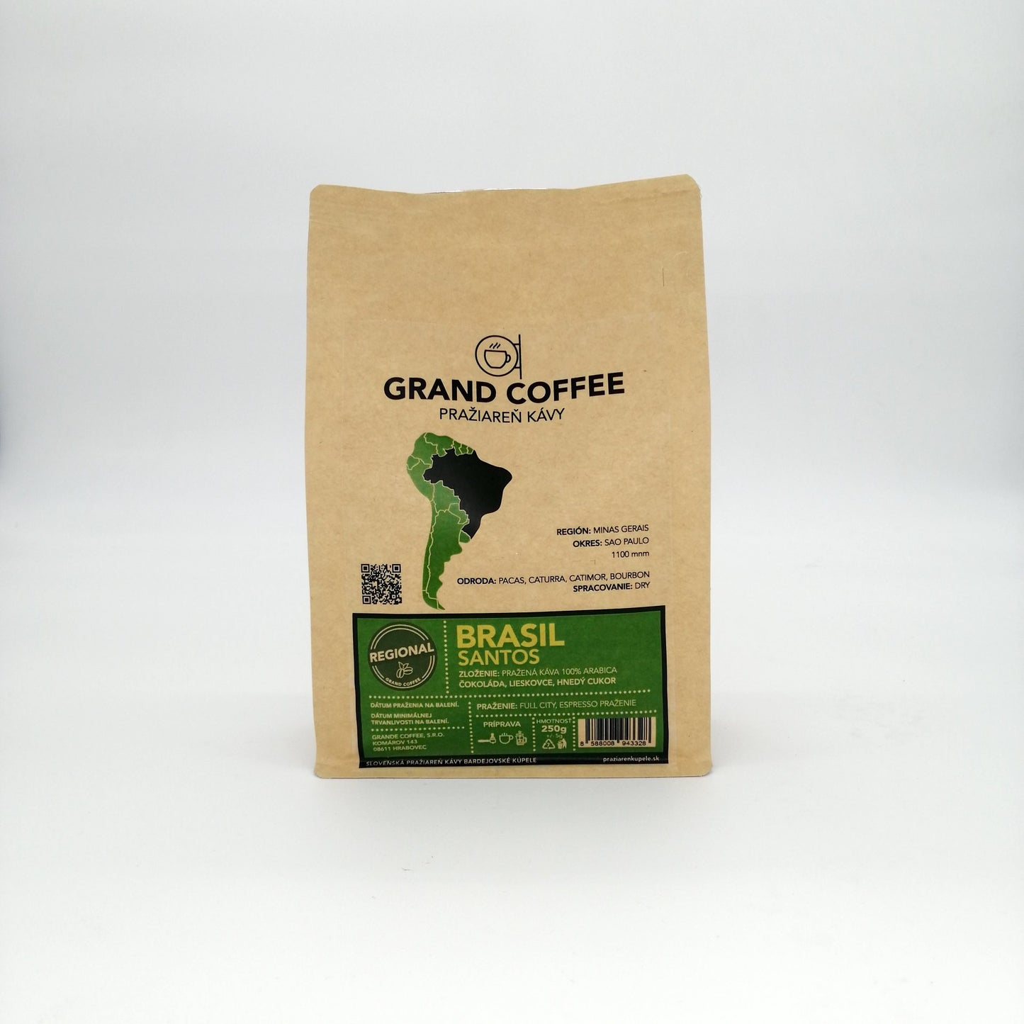 Grande Coffee Brasil Santos 250g.